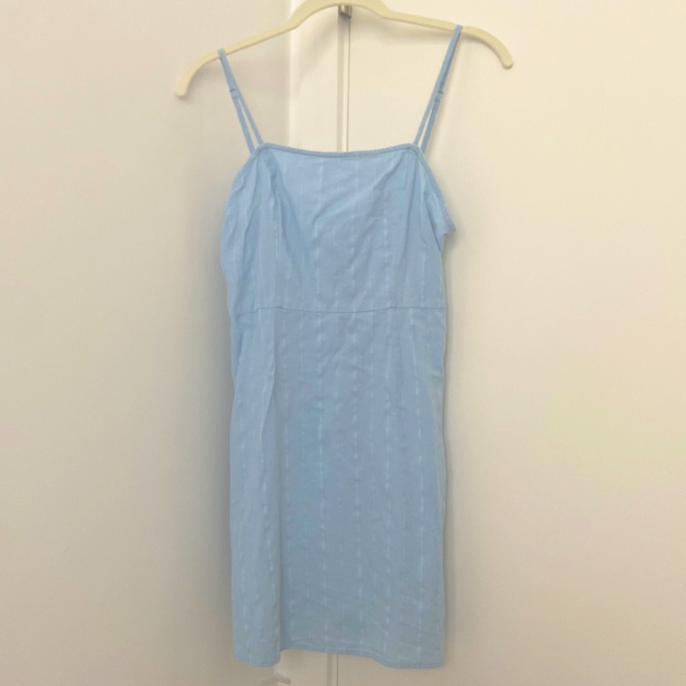 Light blue Sky and Sparrow Dress